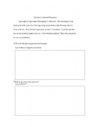 English Worksheet: Inference Cat