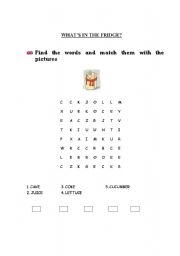 English worksheet: Word search