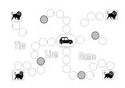 English Worksheet: Lion Board Game