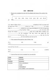 English Worksheet: SIMPLE PAST QUIZ