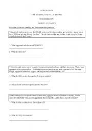 English worksheet: Worksheet N 1 for 