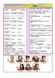 English Worksheet: That 70s Show - Halloween