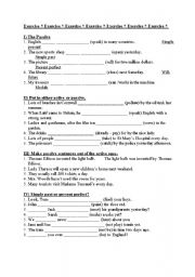 English Worksheet: Passive