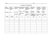 English Worksheet: Conversation - Census Questions