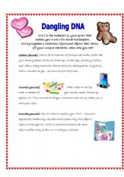 English worksheet: Dangling DNA