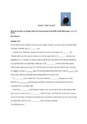 English worksheet: A Reading Cloze-Text for the upper-intermediate classes