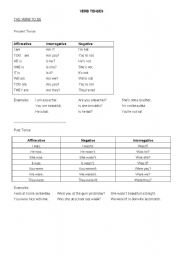 English worksheet: verb tenses