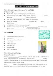 NEW HEADYWAY EKEMENTARY, revision exercises