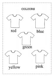 English Worksheet: COLOURS