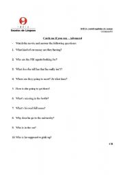 English Worksheet: Catch me if you can