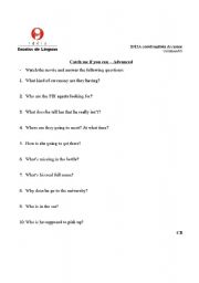 English worksheet: Catch me if you can