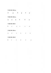 English worksheet: letter p