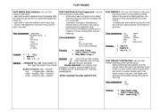 English Worksheet: Past Tenses