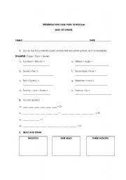 English worksheet: NUMBERS FROM 1 TO 30 