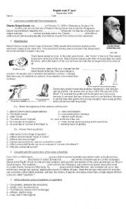 English Worksheet: Charles Darwin