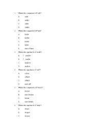 English Worksheet: Grammar