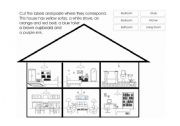 English Worksheet: Rooms in the house