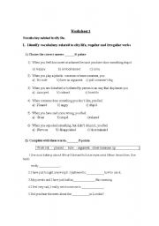 English worksheet: vocabulary related to city life