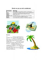 English Worksheet: Time expressions used with conditionals