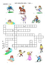 English worksheet: xwords