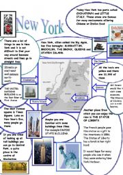 English Worksheet: NEW  YORK