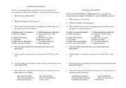 English Worksheet: Listening worksheet