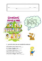 English Worksheet: Family (part one)