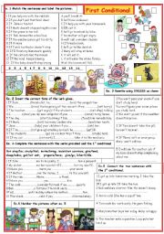 English Worksheet: First Conditional