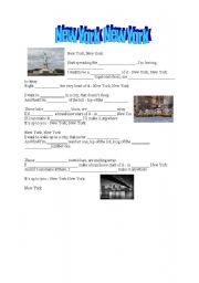 English worksheet: Sinatra: New York New York