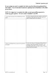 English Worksheet: carol anne duffy valentine