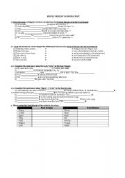 English Worksheet: Present Simple or Past Simple