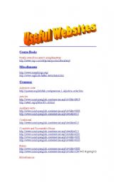 Useful websites - Elementary