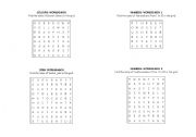 English worksheet: Crosswords 