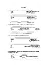 English worksheet: grammar for the elementary and pre-intermediate classes 