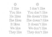 English Worksheet: like