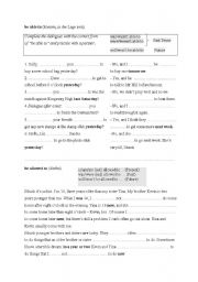English Worksheet: be able to - be allowed to