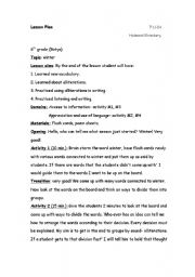English Worksheet: Winter 