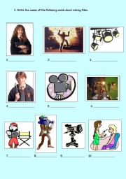 English Worksheet: FILMS 3/4