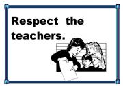 English Worksheet: Rules in the classroom 3