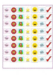 English Worksheet: Good job stickers