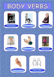 Body Movement - Combinations between verbs and body vocabulary