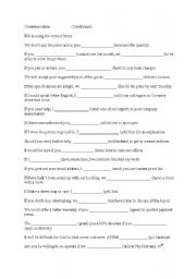 English Worksheet: Using Conditionals in Business - mixed 
