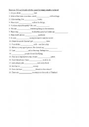 English Worksheet: Quantity Word