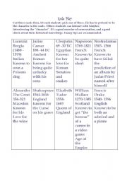 English Worksheet: Conversation exercise: Role Play Cards