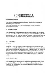 English worksheet: Cinderella