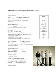 English Worksheet: Song- Spanish Eyes