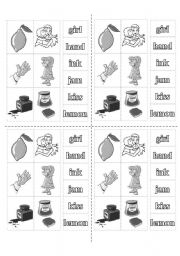 English worksheet: Cut-Out Letters G-L