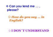 English worksheet: Classroom Language