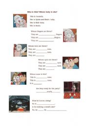 English Worksheet: Muzzy Comes back episode 2