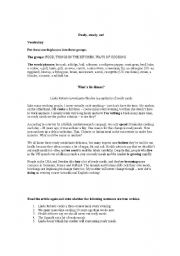 English Worksheet: present simple Vs. present continuous